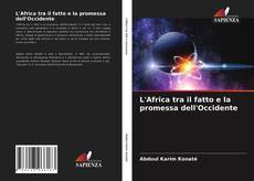 L'Africa tra il fatto e la promessa dell'Occidente kitap kapağı