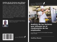 Bookcover of Análisis de los factores que influyen en el rendimiento de los empleados