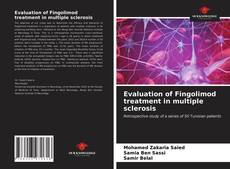 Portada del libro de Evaluation of Fingolimod treatment in multiple sclerosis