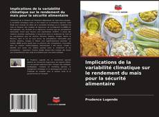 Borítókép a  Implications de la variabilité climatique sur le rendement du maïs pour la sécurité alimentaire - hoz