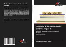 Studi sull'acquisizione di una seconda lingua 2 kitap kapağı