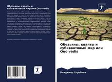 Обезьяны, кванты и субквантовый мир или Quo vadis kitap kapağı
