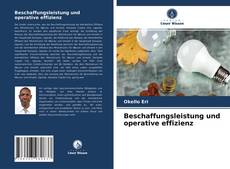 Portada del libro de Beschaffungsleistung und operative effizienz