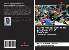 Bookcover of Waste management in the provincial city of Kinshasa: