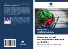 Copertina di Wirkung von Inm auf verschiedene Horti. Merkmale von Knol-khol