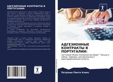 Buchcover von АДГЕЗИОННЫЕ КОНТРАКТЫ В ПОРТУГАЛИИ: