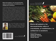 Обложка Efecto del potasio y los micronutrientes sobre el crecimiento, el rendimiento y la calidad de la zanahoria