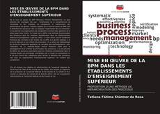 Copertina di MISE EN ŒUVRE DE LA BPM DANS LES ÉTABLISSEMENTS D'ENSEIGNEMENT SUPÉRIEUR