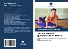 Gesund bleiben Sport für alle zu Hause kitap kapağı