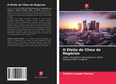 Buchcover von O Efeito de Clima de Negócios