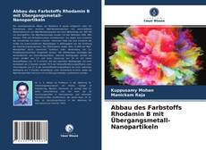 Copertina di Abbau des Farbstoffs Rhodamin B mit Übergangsmetall-Nanopartikeln