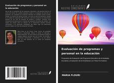 Capa do livro de Evaluación de programas y personal en la educación 