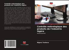 Portada del libro de Contrôle métrologique des produits de l'industrie légère