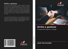 Copertina di Diritto e gestione