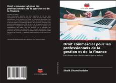 Couverture de Droit commercial pour les professionnels de la gestion et de la finance