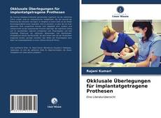 Okklusale Überlegungen für implantatgetragene Prothesen kitap kapağı