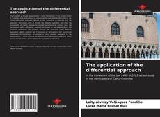 Couverture de The application of the differential approach