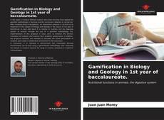 Gamification in Biology and Geology in 1st year of baccalaureate.的封面