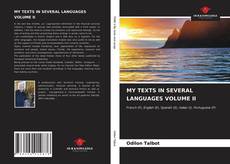 MY TEXTS IN SEVERAL LANGUAGES VOLUME II的封面