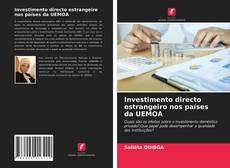 Investimento directo estrangeiro nos países da UEMOA的封面