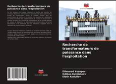 Recherche de transformateurs de puissance dans l'exploitation kitap kapağı
