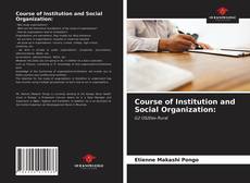 Buchcover von Course of Institution and Social Organization: