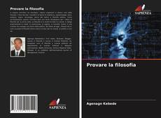 Provare la filosofia的封面