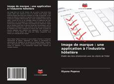 Couverture de Image de marque : une application à l'industrie hôtelière