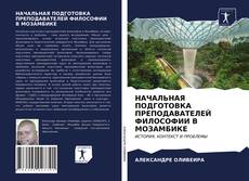 Copertina di НАЧАЛЬНАЯ ПОДГОТОВКА ПРЕПОДАВАТЕЛЕЙ ФИЛОСОФИИ В МОЗАМБИКЕ