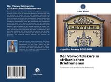 Buchcover von Der Vorwortdiskurs in afrikanischen Briefromanen