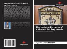 The preface discourse of African epistolary novels的封面