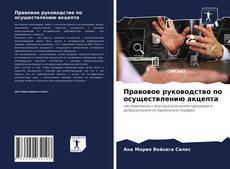 Buchcover von Правовое руководство по осуществлению акцепта