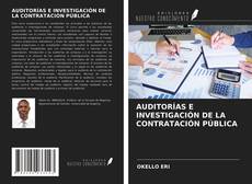 AUDITORÍAS E INVESTIGACIÓN DE LA CONTRATACIÓN PÚBLICA的封面