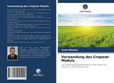 Verwendung des Cropwat-Moduls kitap kapağı
