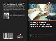 Bookcover of Dummy Research Proposal Sample per i principianti della ricerca