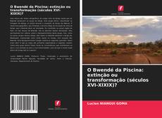 Capa do livro de O Bwendé da Piscina: extinção ou transformação (séculos XVI-XIXIX)? 