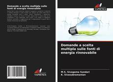 Domande a scelta multipla sulle fonti di energia rinnovabile的封面