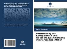 Copertina di Untersuchung der Klimagefahren und -risiken im Zusammenhang mit starken Regenfällen