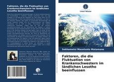 Capa do livro de Faktoren, die die Fluktuation von Krankenschwestern im ländlichen Lesotho beeinflussen 