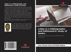 Lotka in a bibliographic and bibliometric study of books.的封面