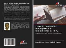 Copertina di Lotka in uno studio bibliografico e bibliometrico di libri.