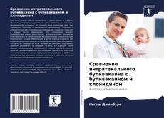 Capa do livro de Сравнение интратекального бупивакаина с бупивакаином и клонидином 