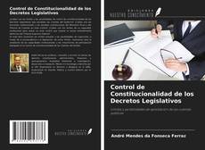 Обложка Control de Constitucionalidad de los Decretos Legislativos