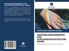 Обложка HINTERBLIEBENENRENTE FÜR GLEICHGESCHLECHTLICHE PAARE