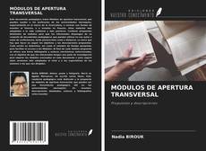 Buchcover von MÓDULOS DE APERTURA TRANSVERSAL