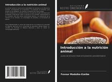 Introducción a la nutrición animal kitap kapağı