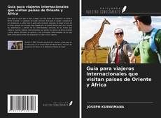 Capa do livro de Guía para viajeros internacionales que visitan países de Oriente y África 