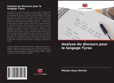 Portada del libro de Analyse du discours pour le langage Tyros