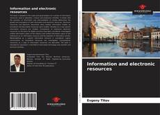 Information and electronic resources的封面