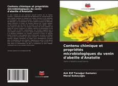 Portada del libro de Contenu chimique et propriétés microbiologiques du venin d'abeille d'Anatolie